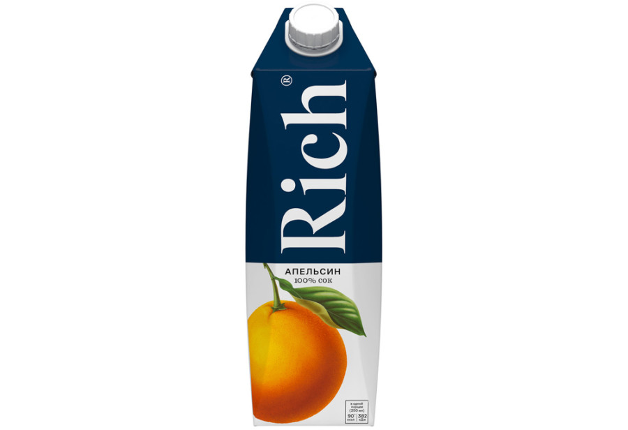 Сок Rich апельсин 1 л