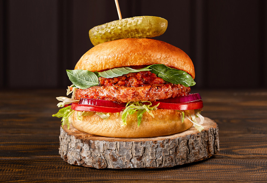 Вег маринара бургер