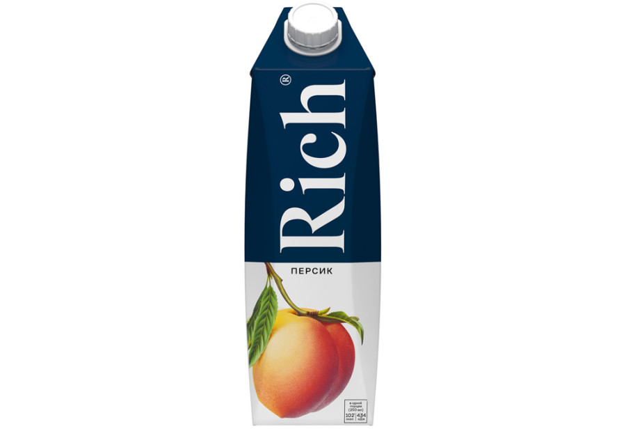 Сок Rich персик 1 л