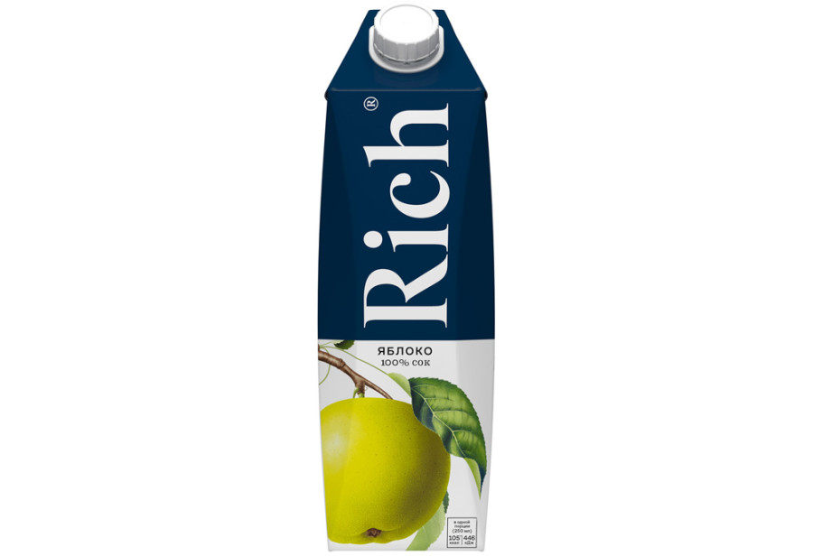 Сок Rich яблоко 1 л